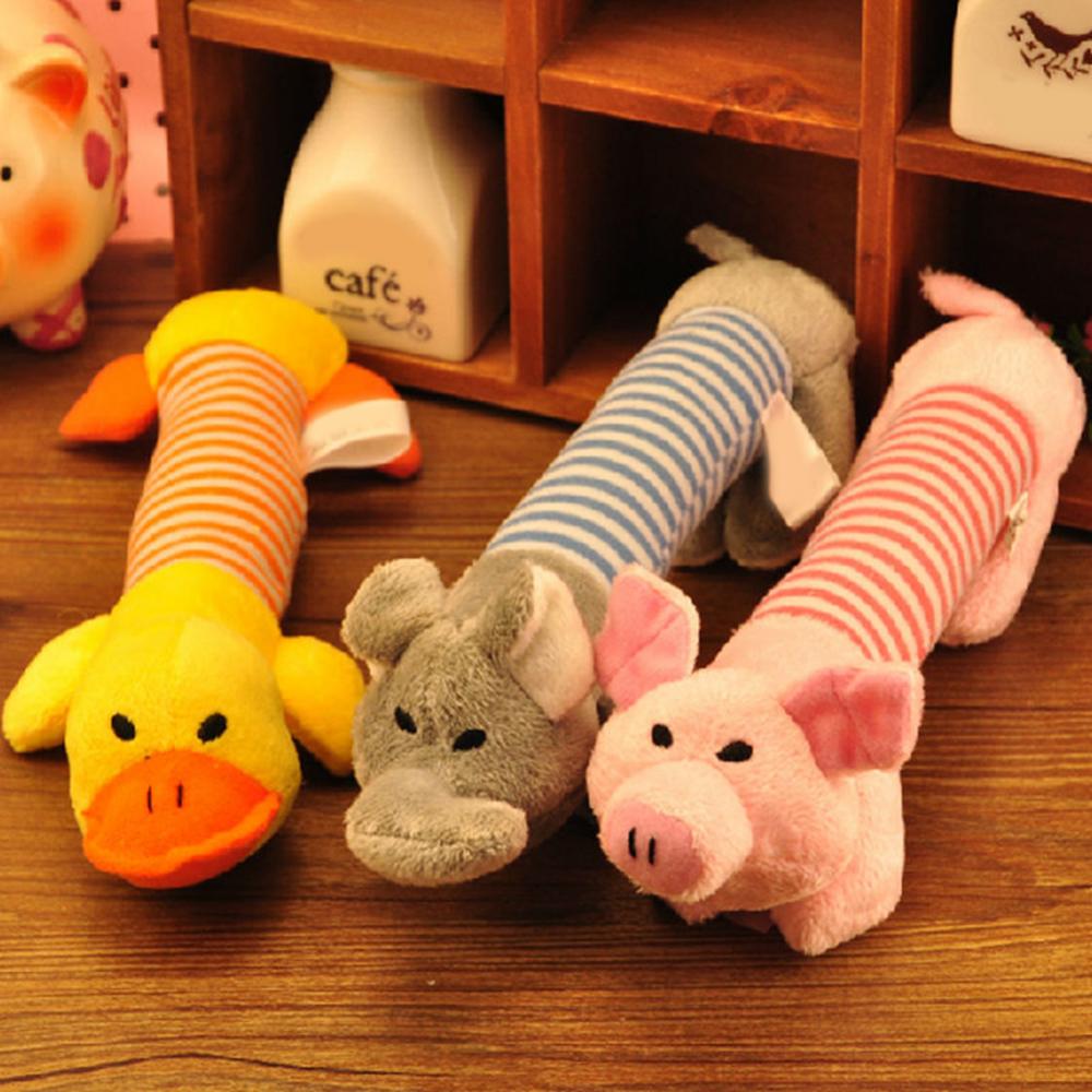 Elephant Pig Duck Squeaky Toy
