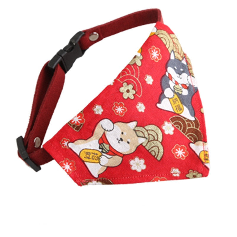 Necklace Scarf for Cat Bibs