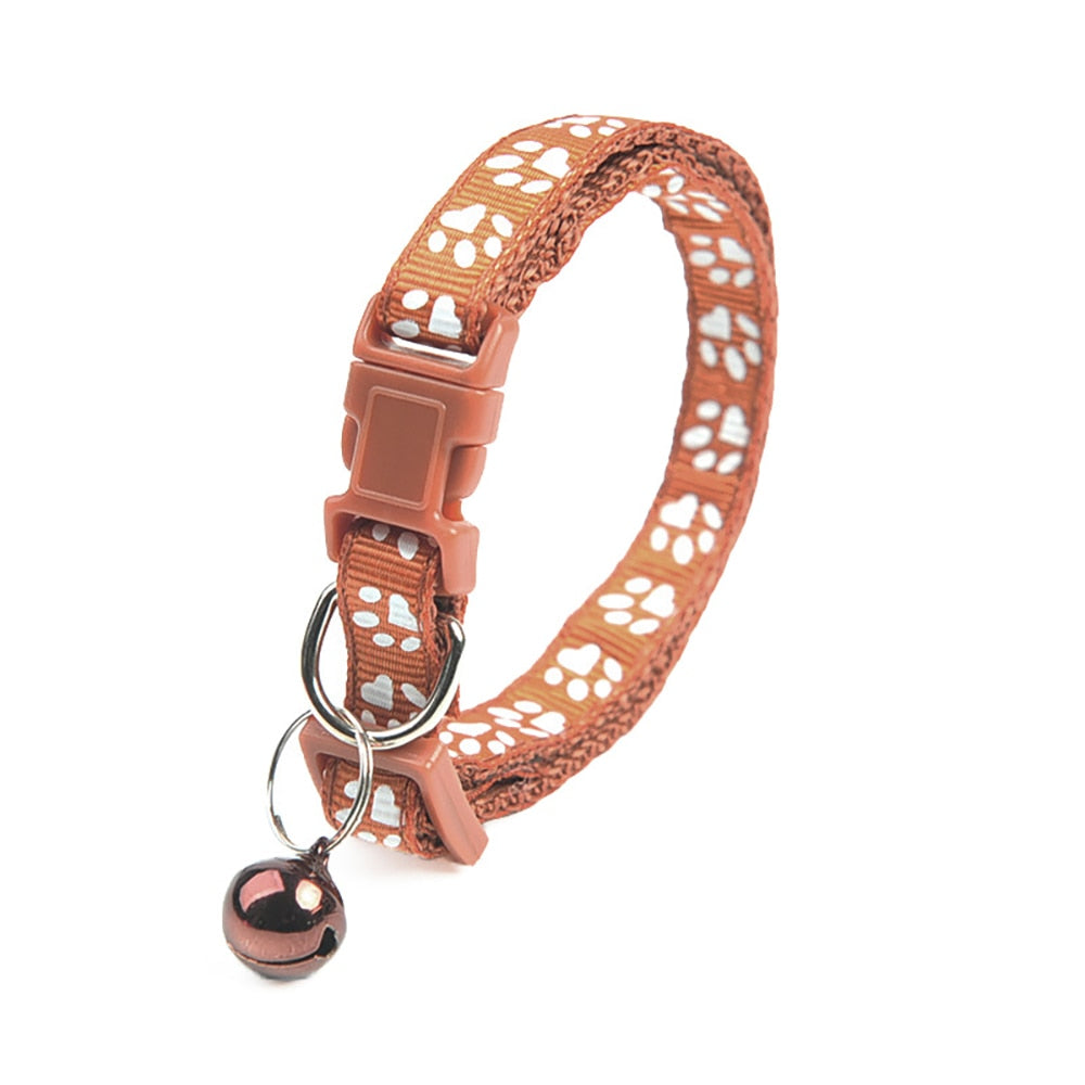 Colorful Adjustable Collar with Bell