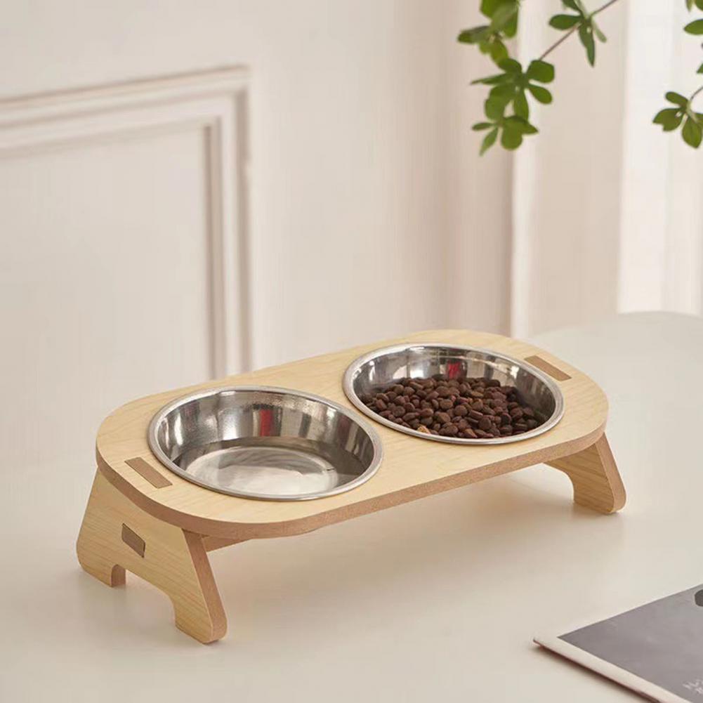 Pet Feeder Double Food & Water Container