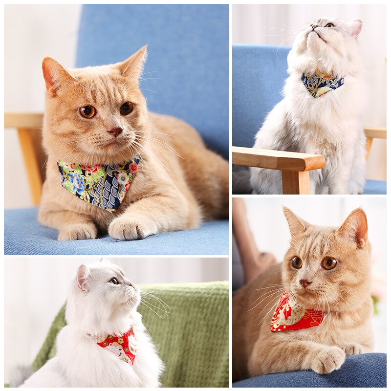 Necklace Scarf for Cat Bibs