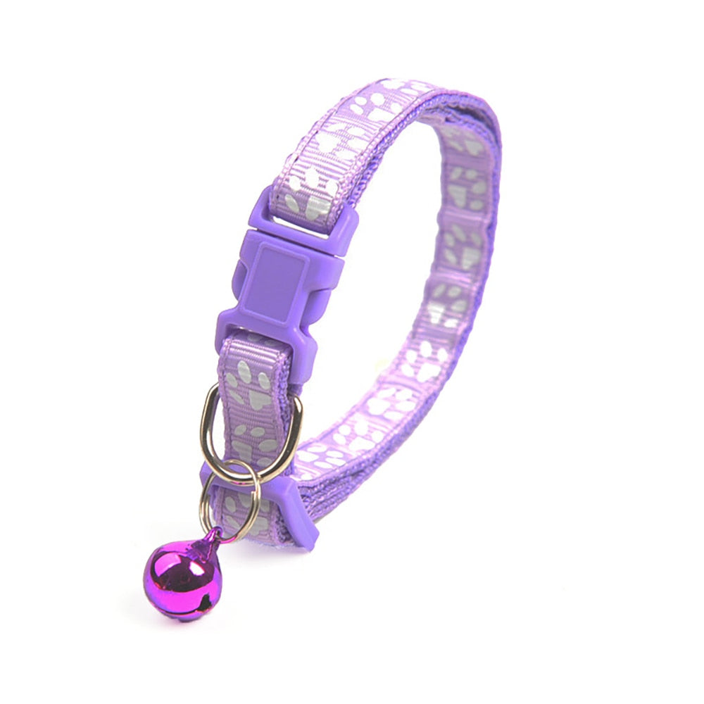 Colorful Adjustable Collar with Bell