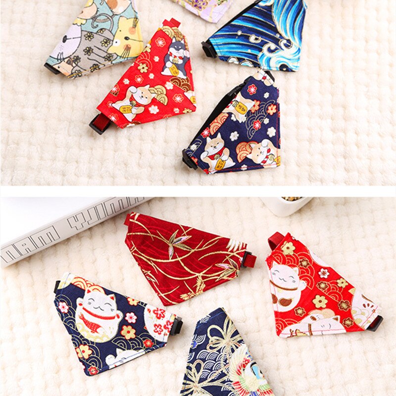 Necklace Scarf for Cat Bibs