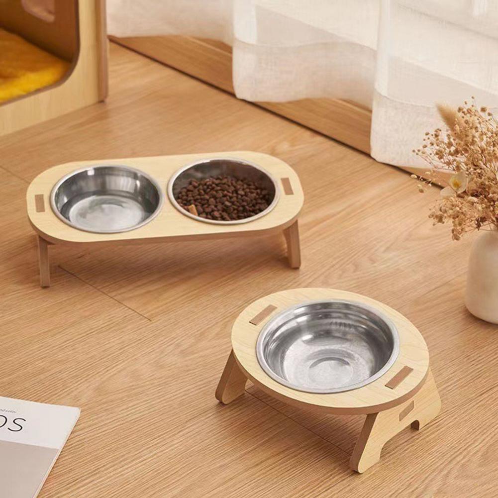 Pet Feeder Double Food & Water Container