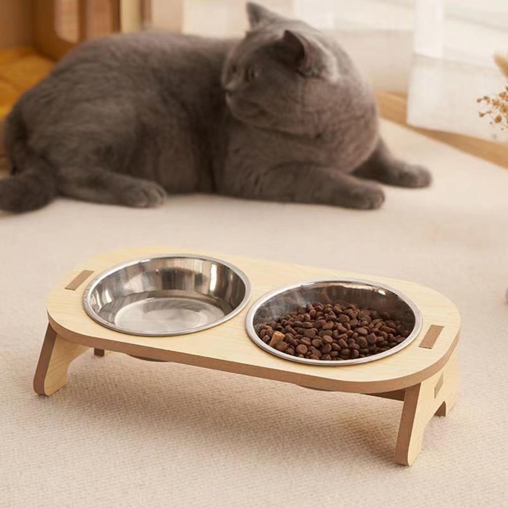 Pet Feeder Double Food & Water Container