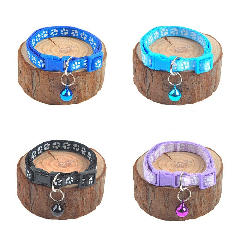 Colorful Adjustable Collar with Bell