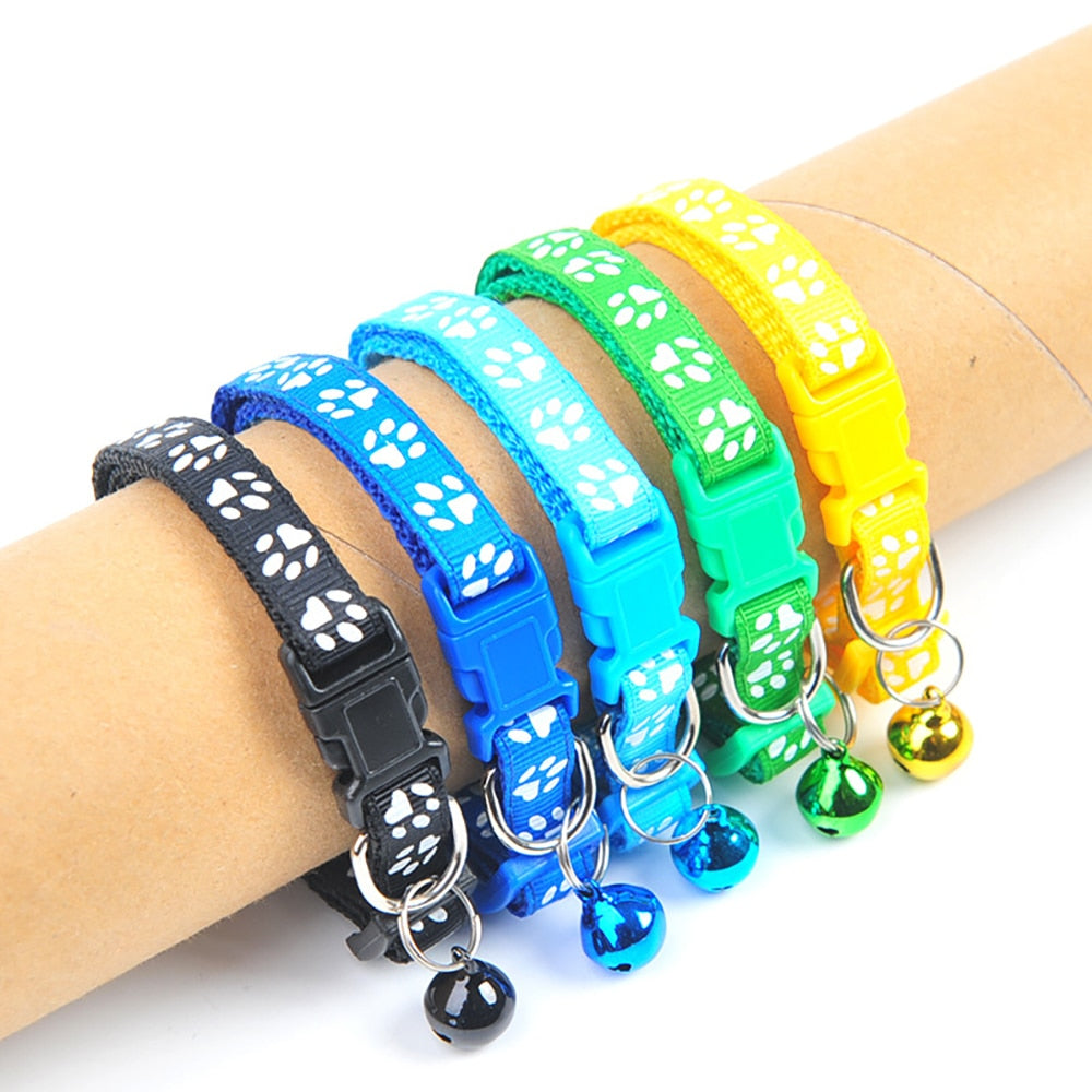 Colorful Adjustable Collar with Bell