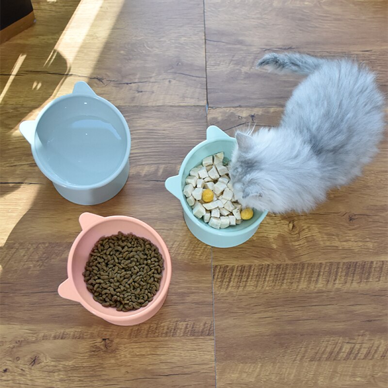 45°Neck Protector Pets Food Water Bowls