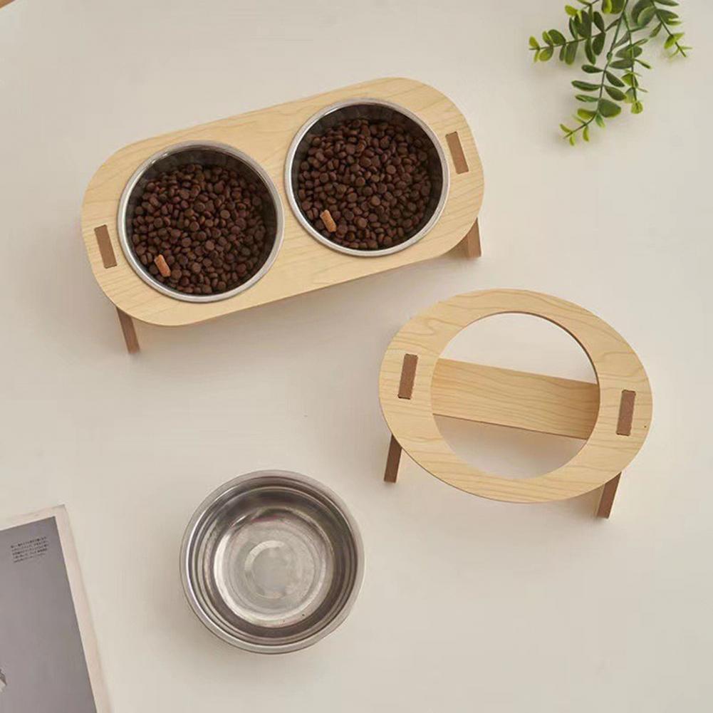 Pet Feeder Double Food & Water Container