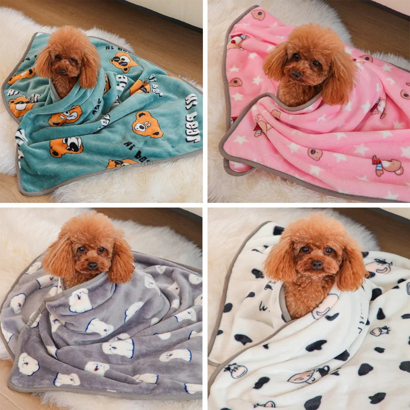 New Soft Pet Blanket Spring Warm