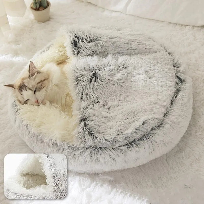 Soft Plush Round Warm Comfortable Basket