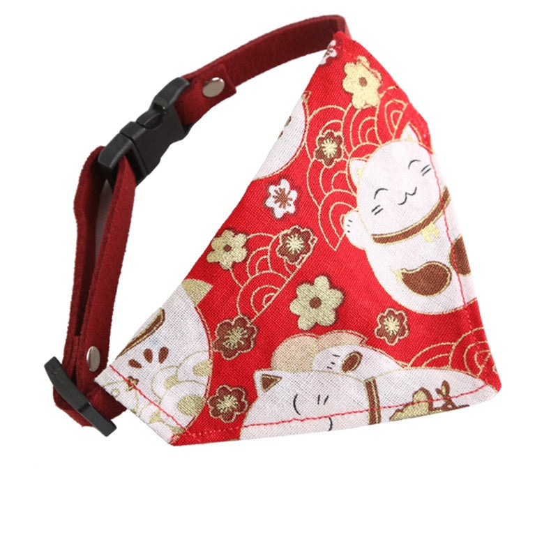 Necklace Scarf for Cat Bibs