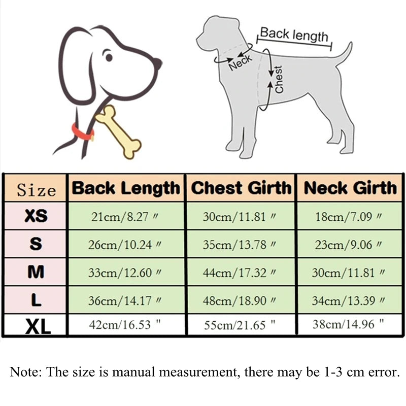 New Warm Dog Clothes Puppy Cartoon Hoodie