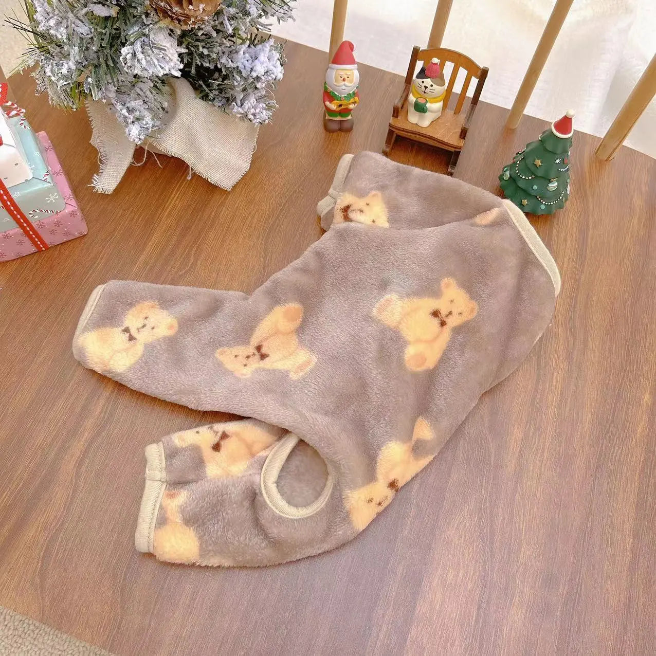 Plush Jumpsuit Autumn Winter Warm Cloth