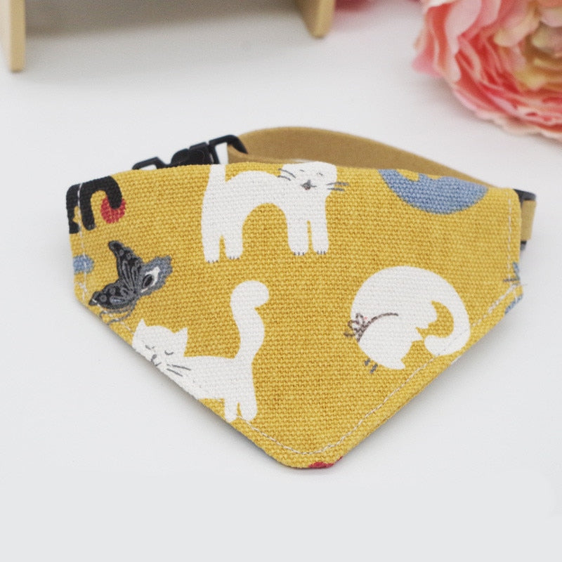 Necklace Scarf for Cat Bibs