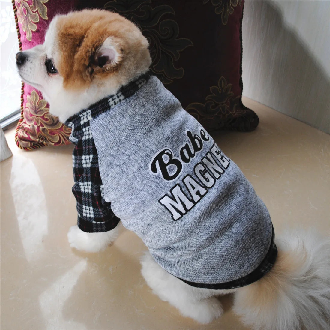 New Warm Dog Clothes Puppy Cartoon Hoodie