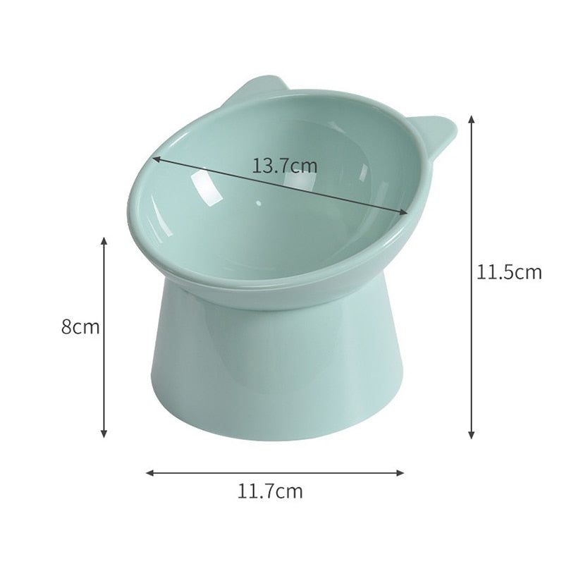 45°Neck Protector Pets Food Water Bowls