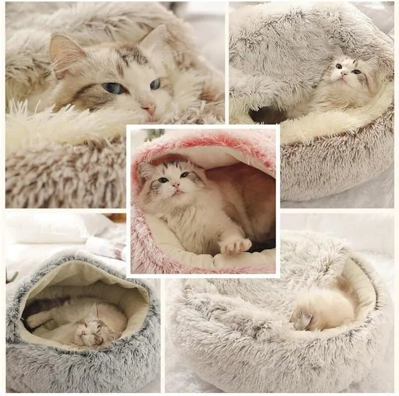 Soft Plush Round Warm Comfortable Basket