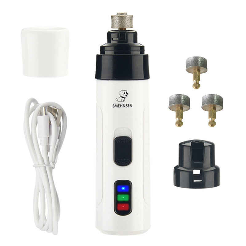 Rechargeable Dog Nail Grinders USB Charging
