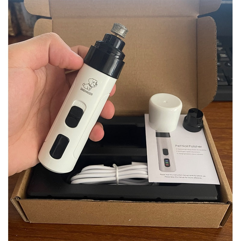 Rechargeable Dog Nail Grinders USB Charging
