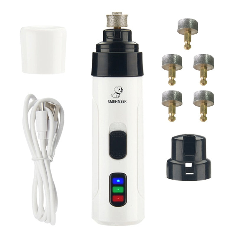Rechargeable Dog Nail Grinders USB Charging