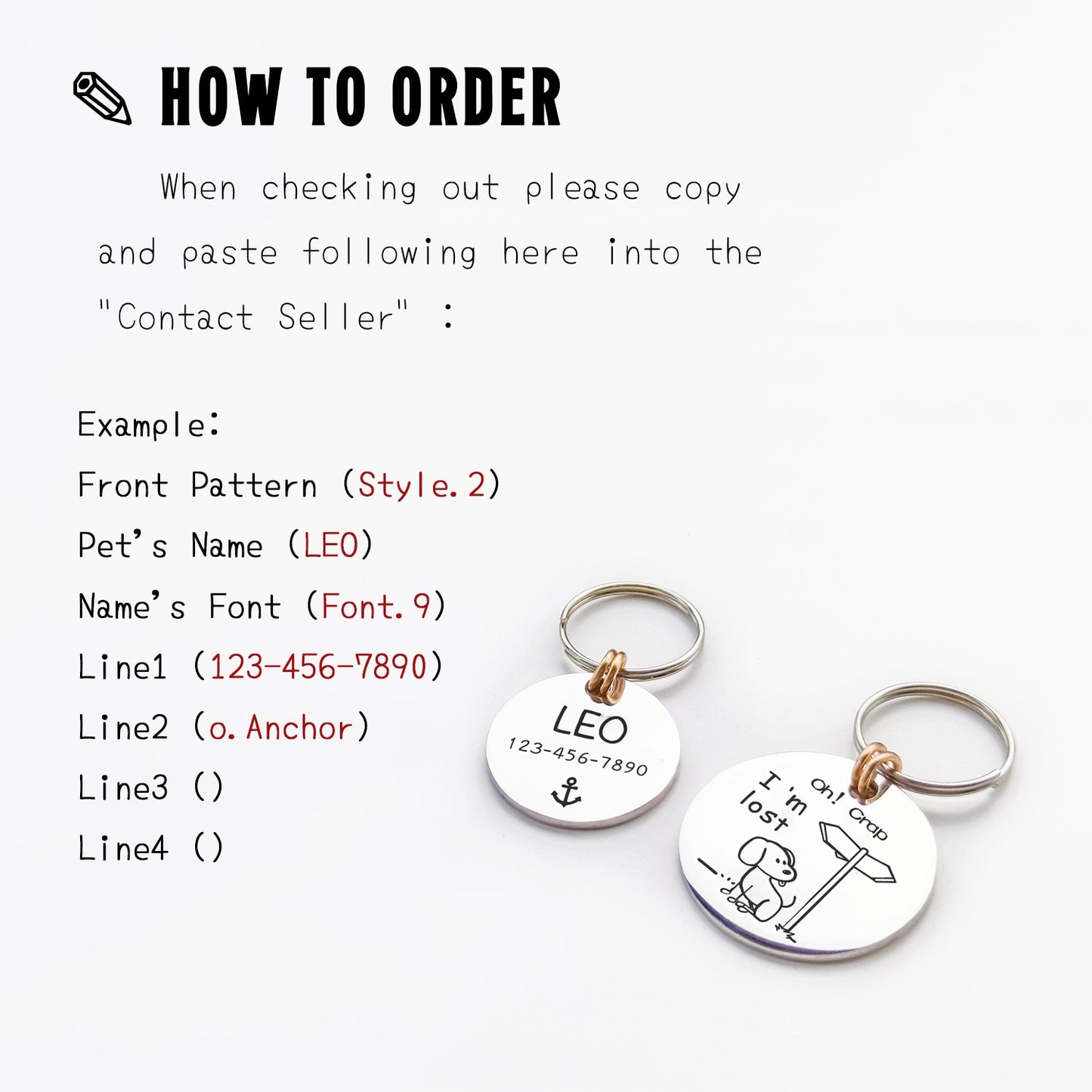 Personalized Funny Dog Tags