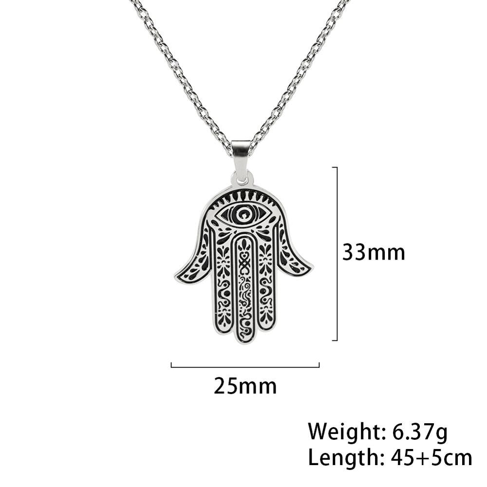 Evil Eye Stainless Steel Choker
