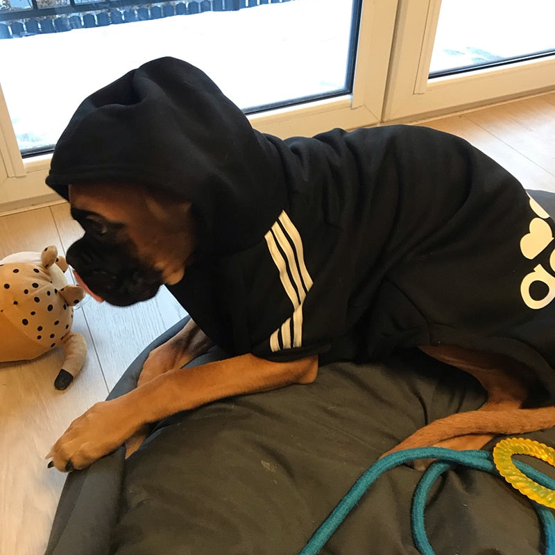 Hoodie Sweater Clothes For Big Dogs