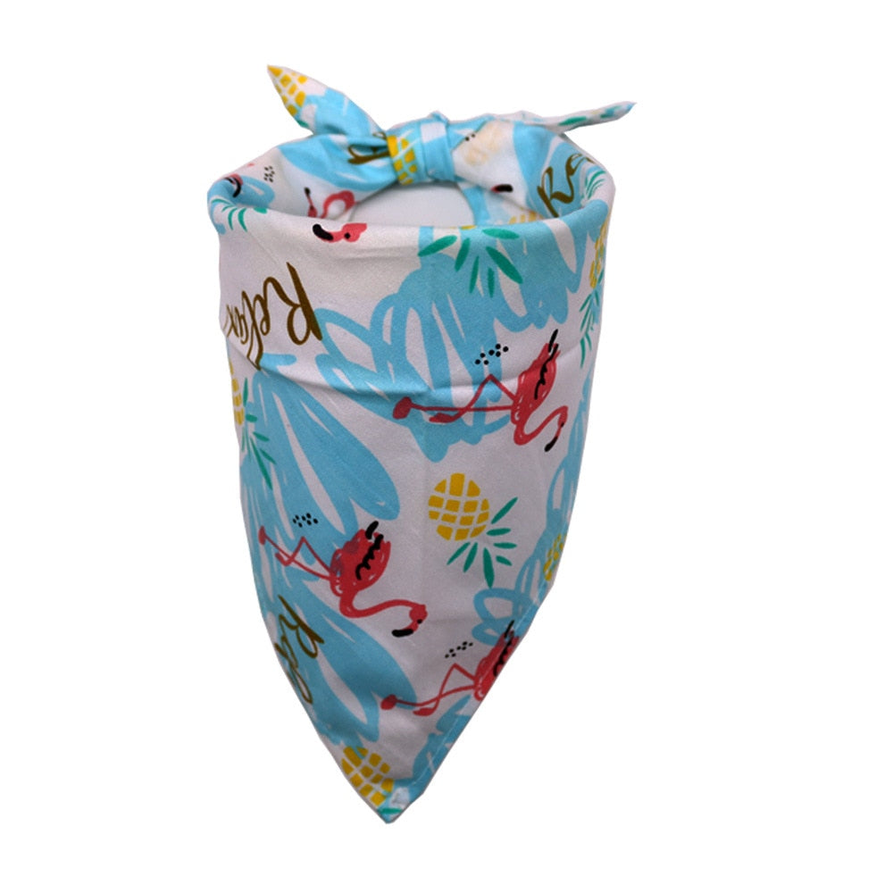 Flamingo Print Pet Bandana