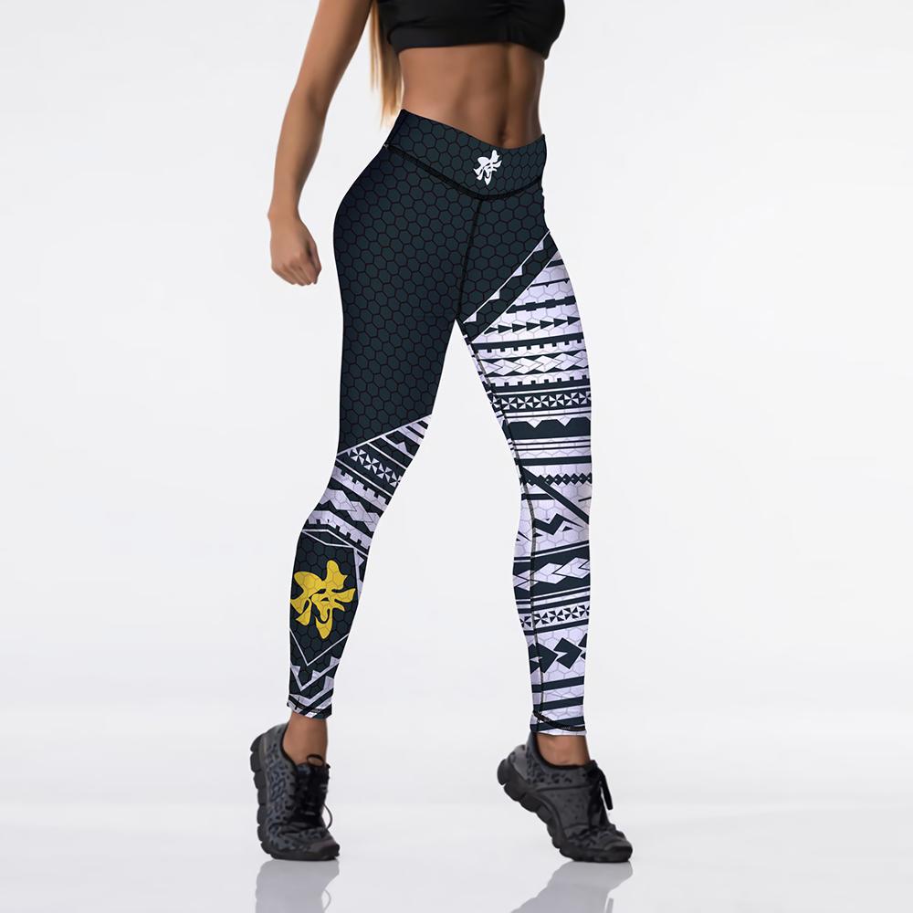 Digital Printed Leggings Push Up Strength