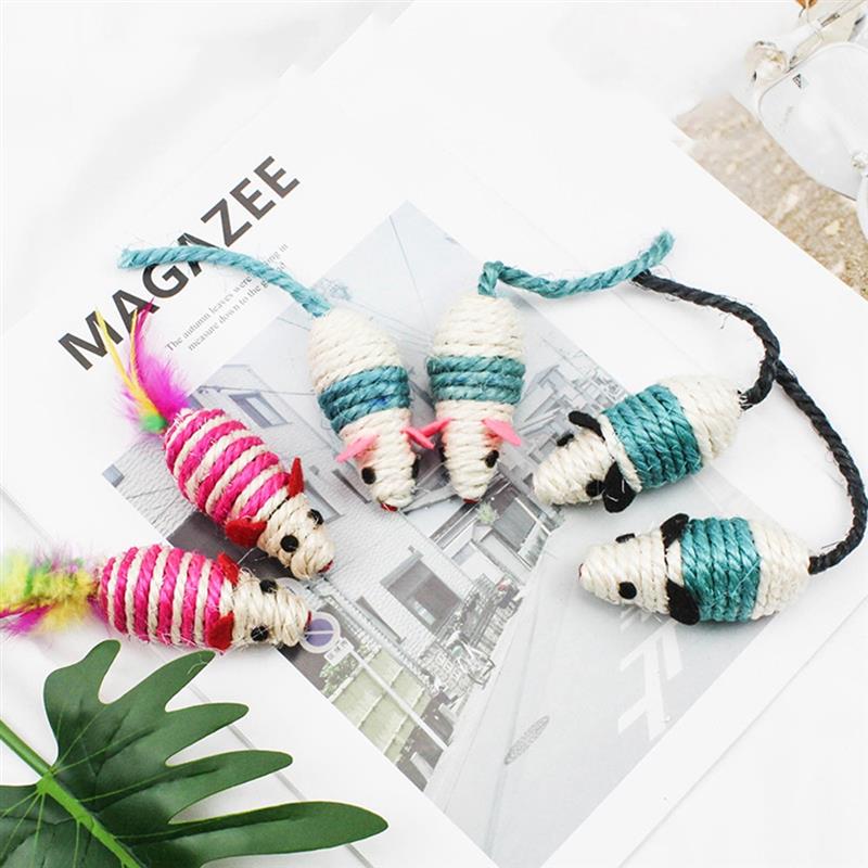 3Pcs/Set Mice Cat Toys
