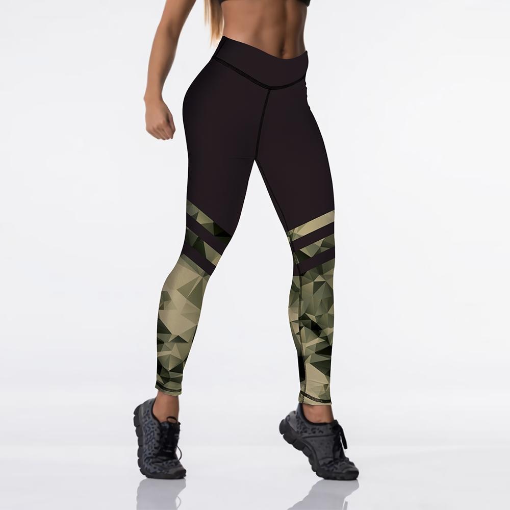 Digital Printed Leggings Push Up Strength