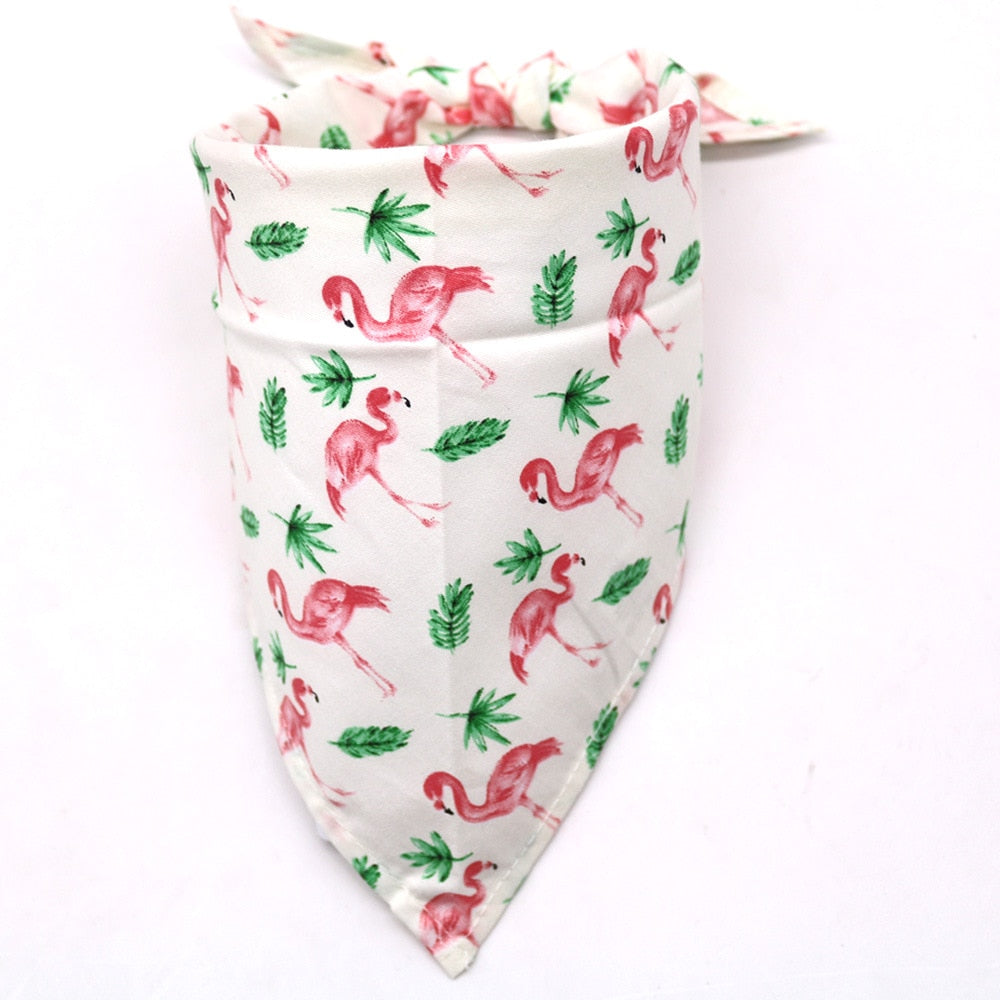 Flamingo Print Pet Bandana