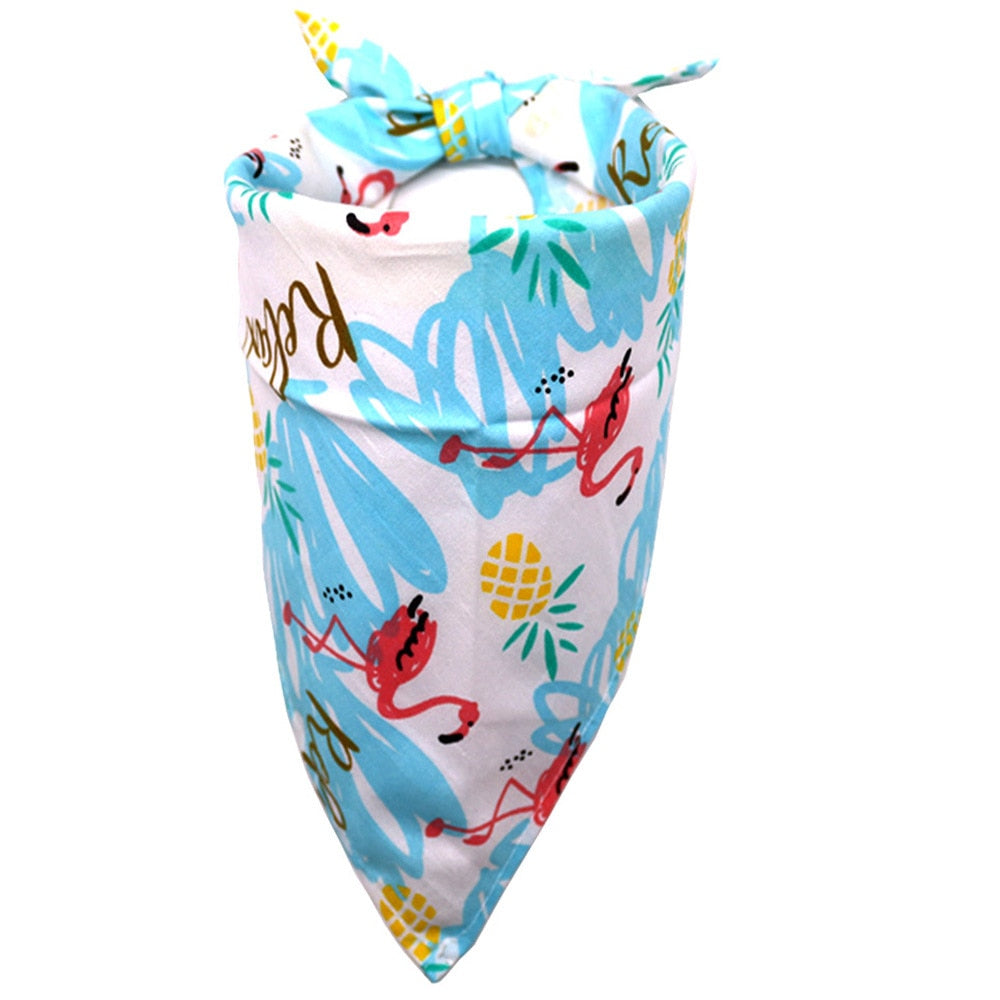 Flamingo Print Pet Bandana