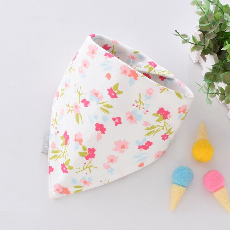 Strawberry Flowers Pattern Dog Scarf