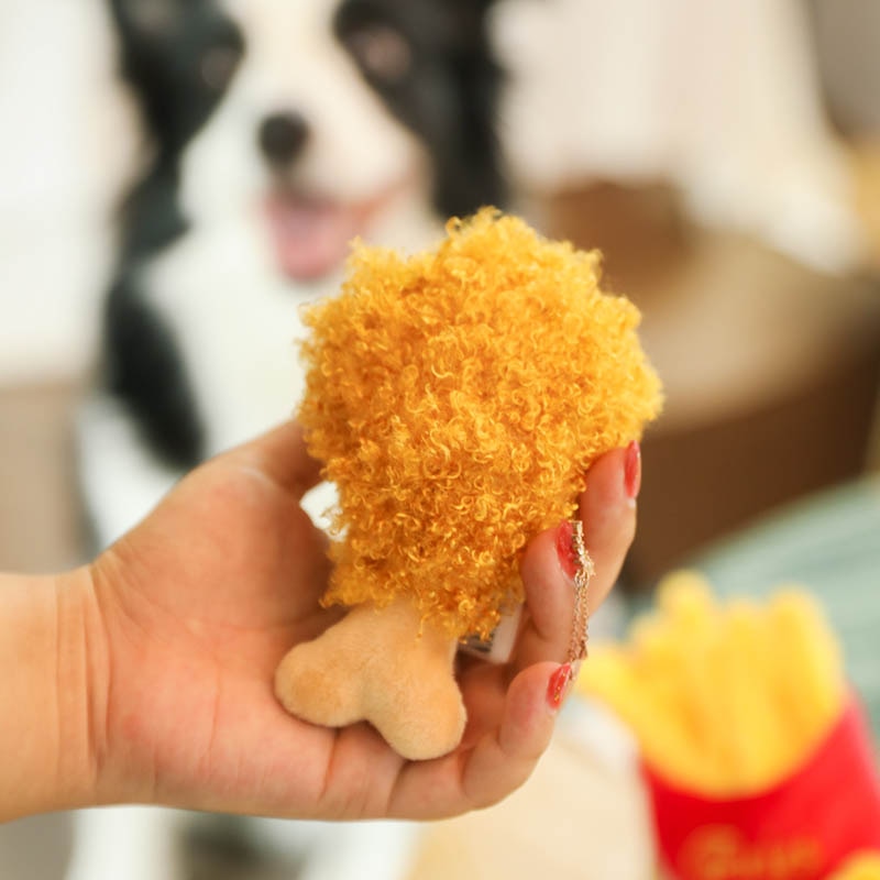 Funny Dog Toys Creative Hambuger Pet Toy