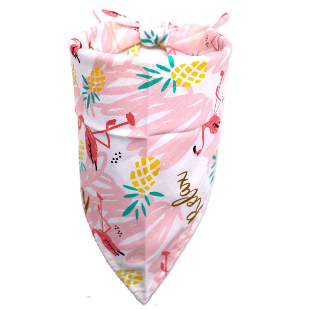 Flamingo Print Pet Bandana