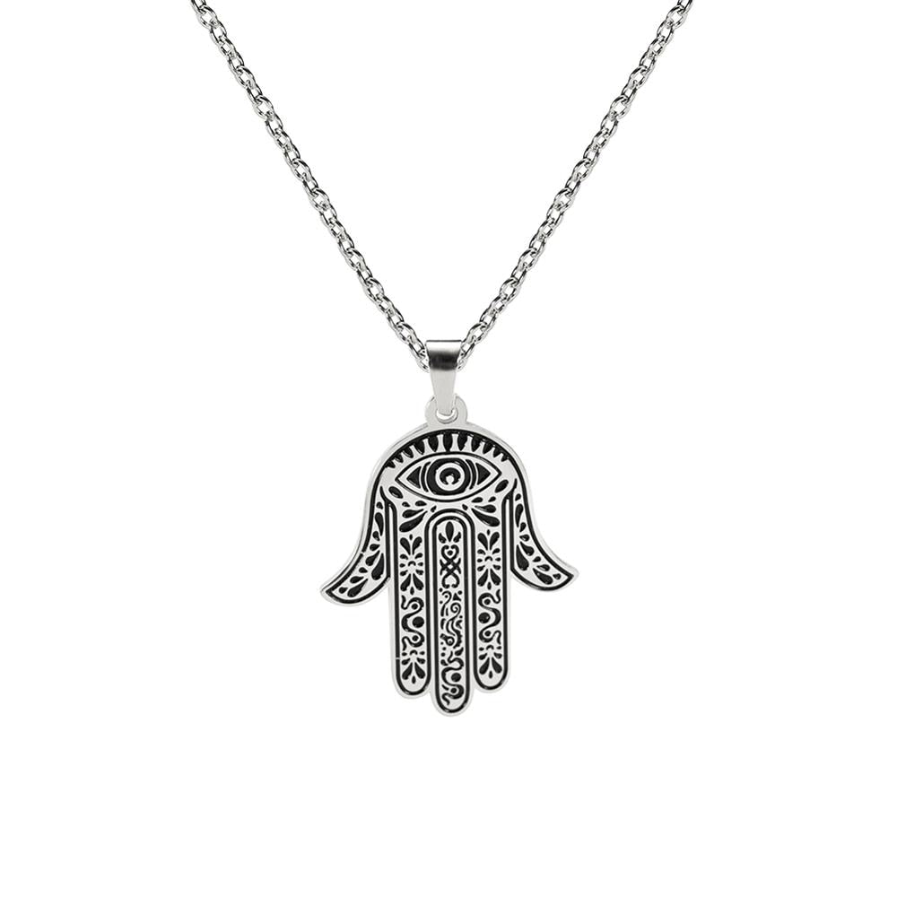 Evil Eye Stainless Steel Choker