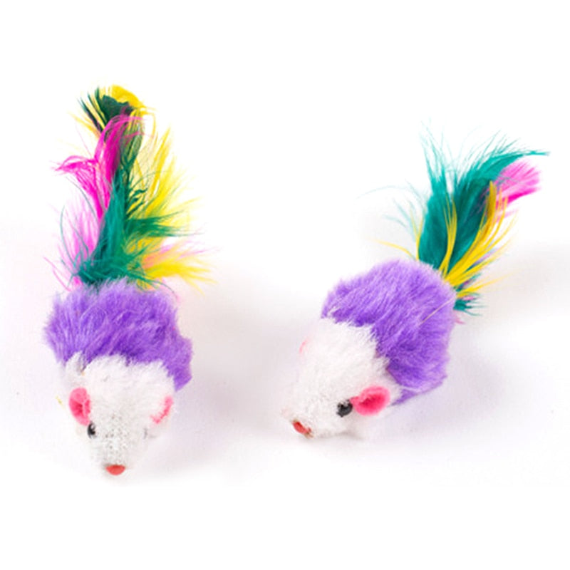 Colorful Feather Funny Playing Training Toys