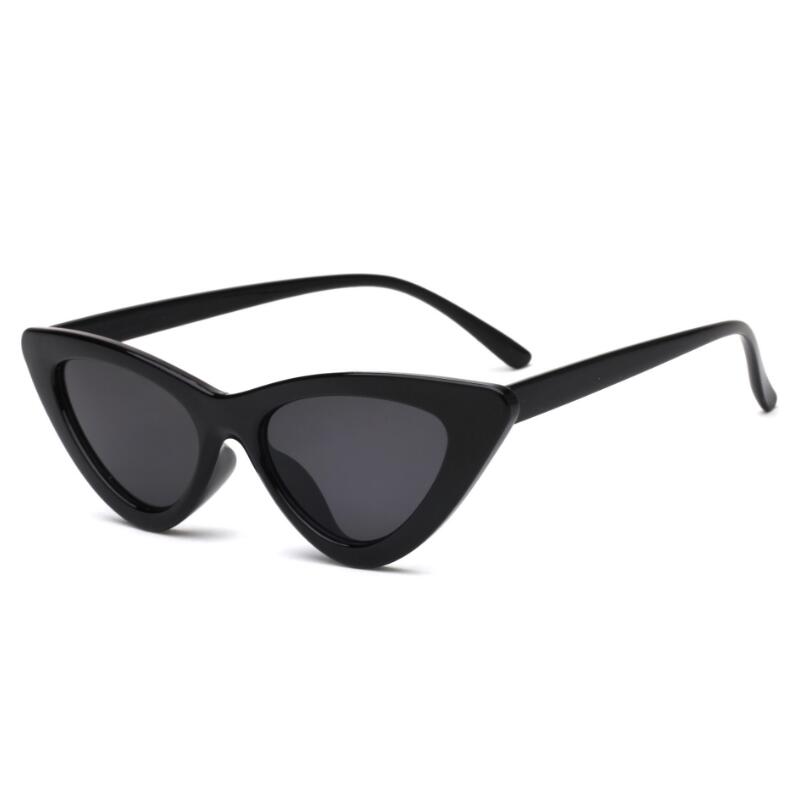 Black White Triangle Vintage Ladies Sun Glasses