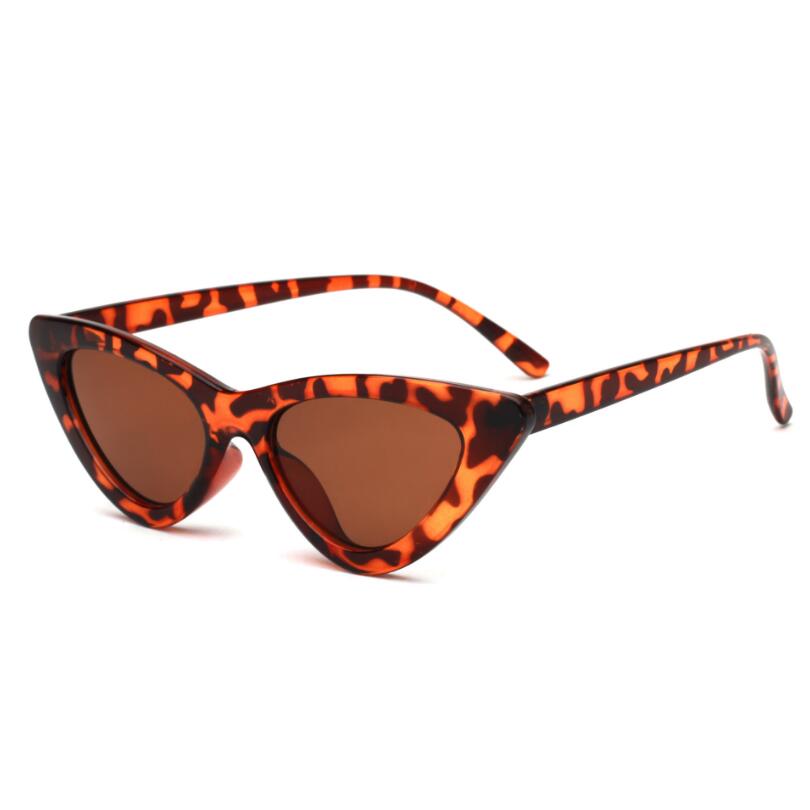 Black White Triangle Vintage Ladies Sun Glasses