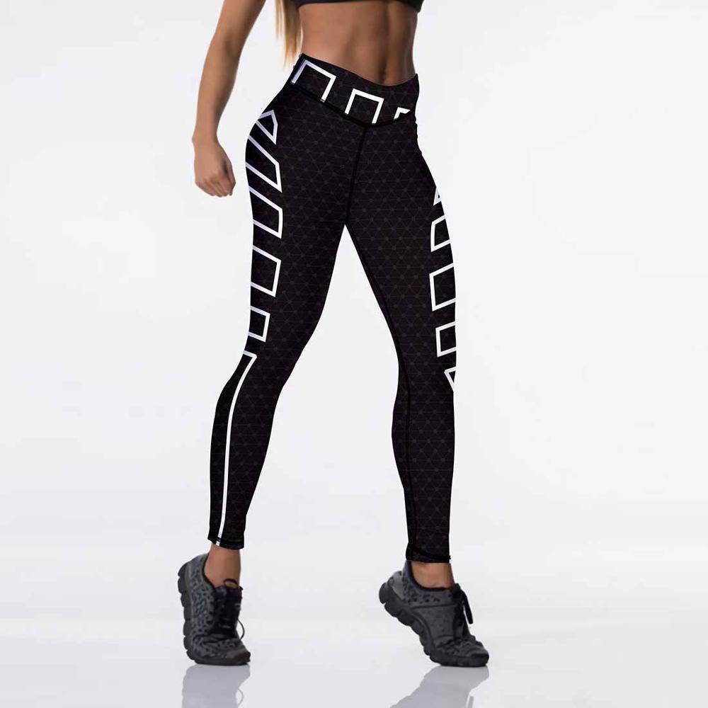 Digital Printed Leggings Push Up Strength