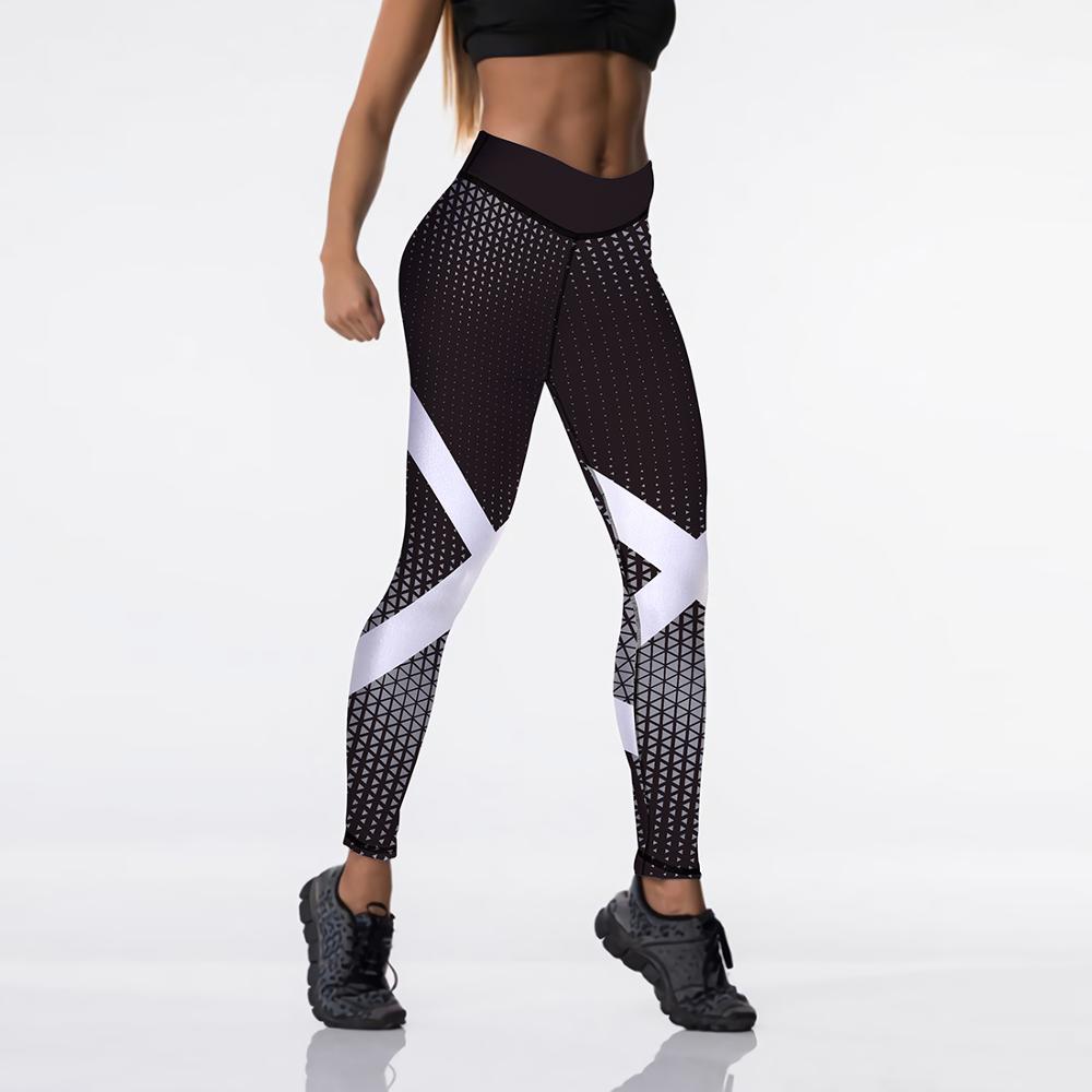 Digital Printed Leggings Push Up Strength