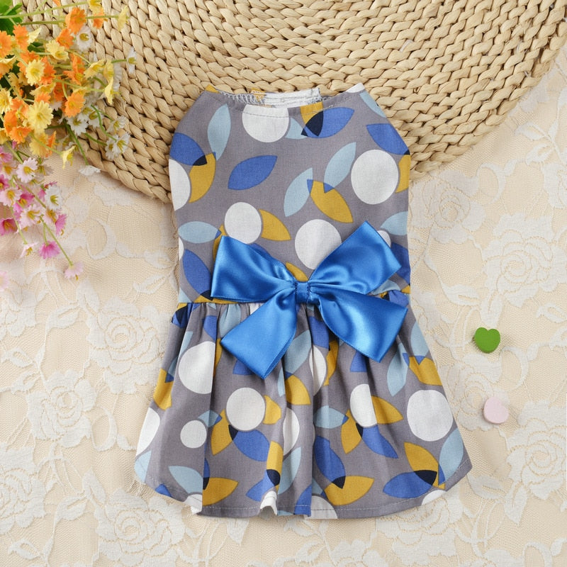 Christmas Printed Pet Dog Dress