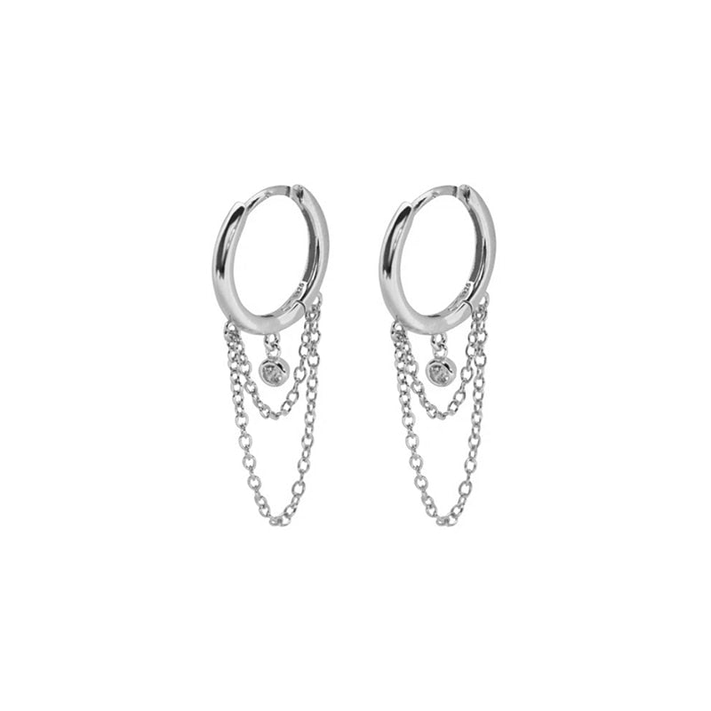 Star Hoop Earrings