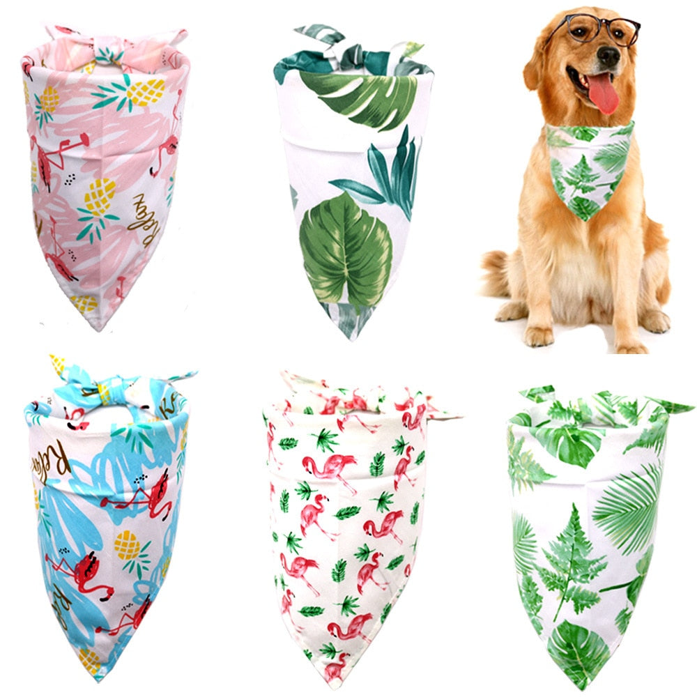 Flamingo Print Pet Bandana