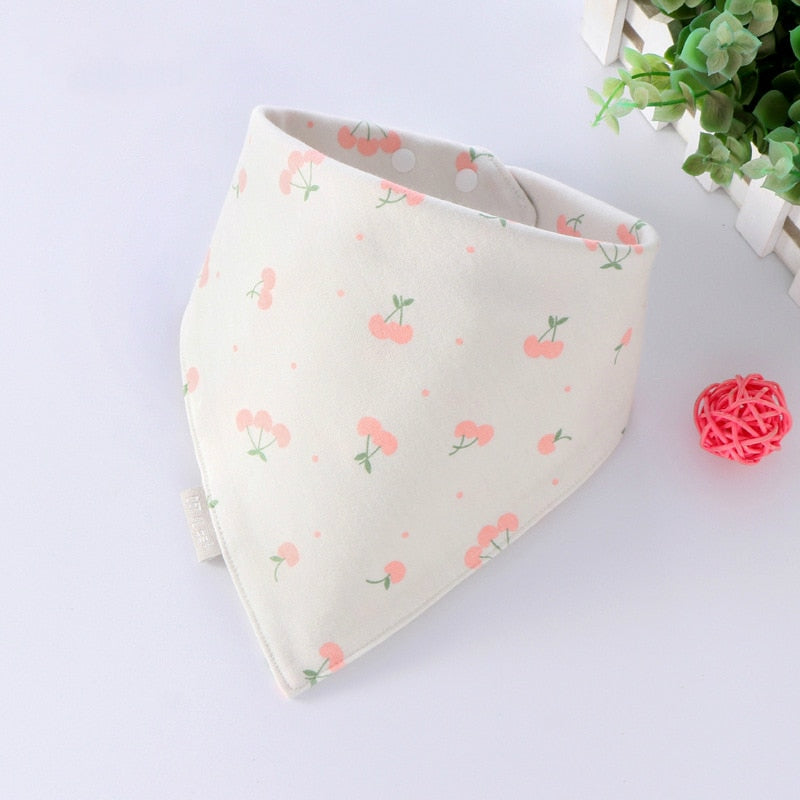 Strawberry Flowers Pattern Dog Scarf