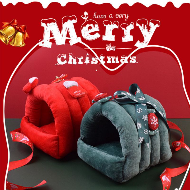 Christmas Party Style Guinea Pig House Bed Cage