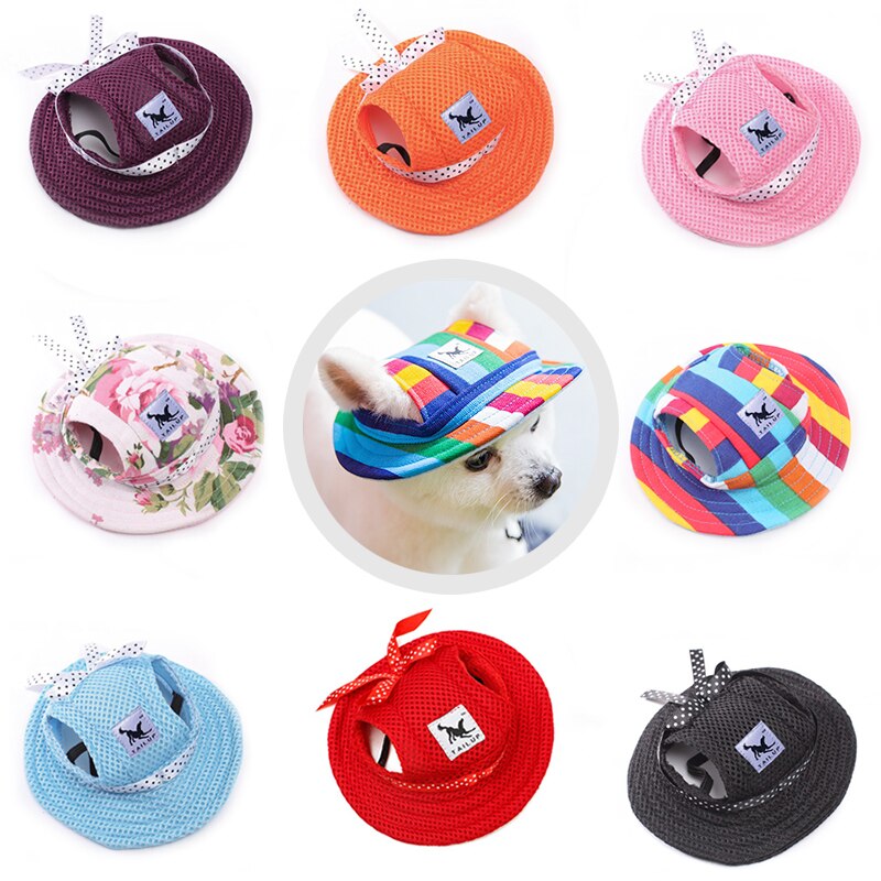 Dog Cap With Ear Holes for Small Dogs