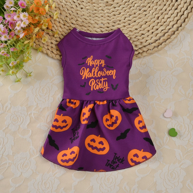 Christmas Printed Pet Dog Dress